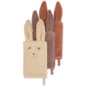 KS3702 3 PACK WASHCLOTH ANIMAL BUNNY Extra 0